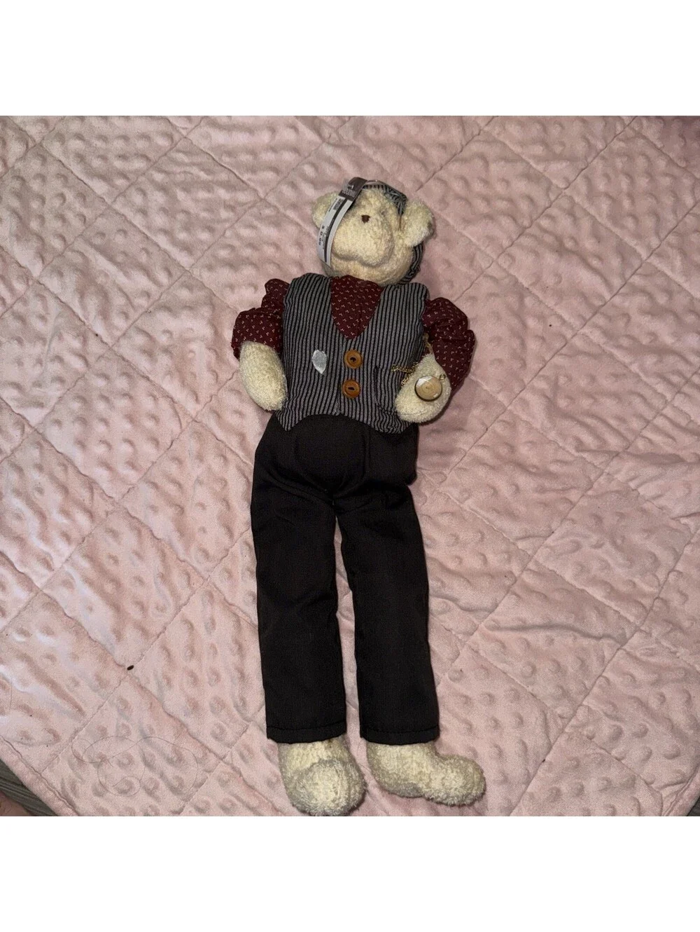 Bearington Collection Claud Our Secret Thread Bears 1997 Retired Plush Bear